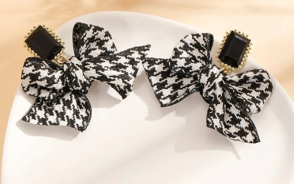 Houndstooth Earrings