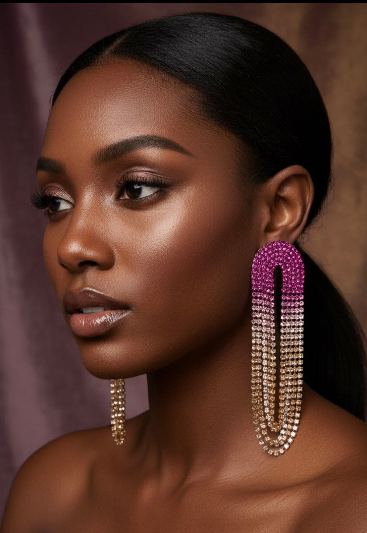 Pink Champagne Earrings