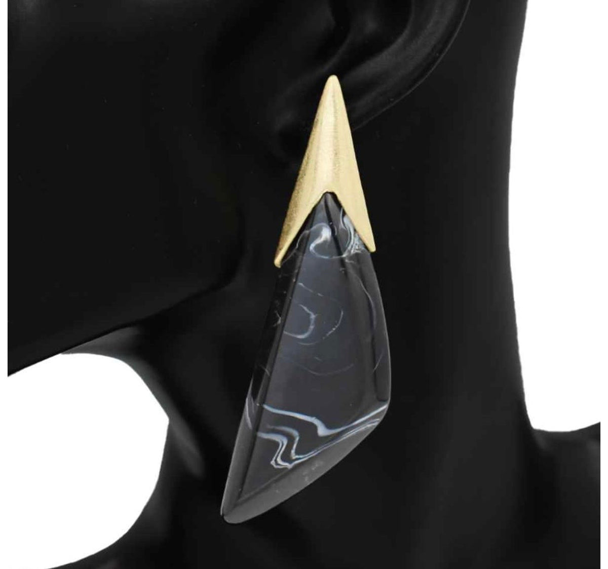 Royal Edge Geometric Earrings