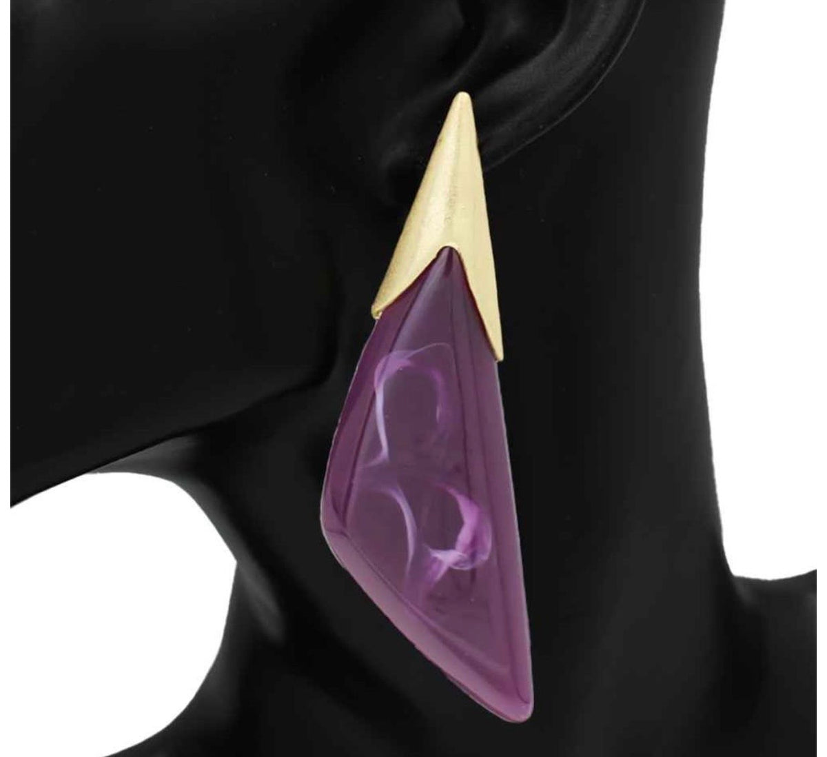 Royal Edge Geometric Earrings