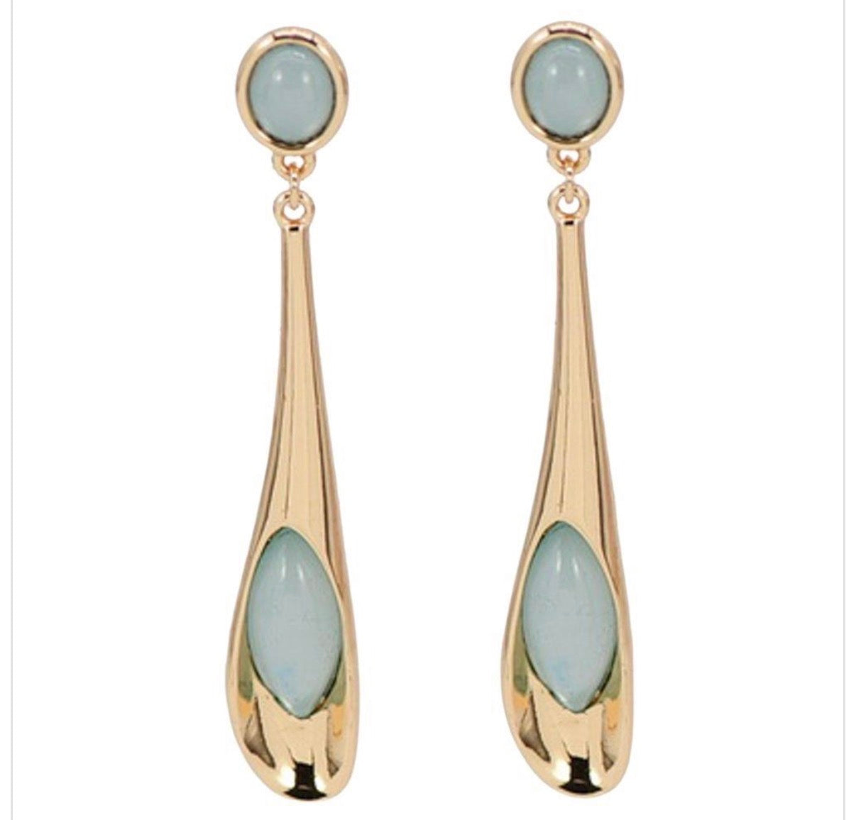 Sky Mist Drop Earrings