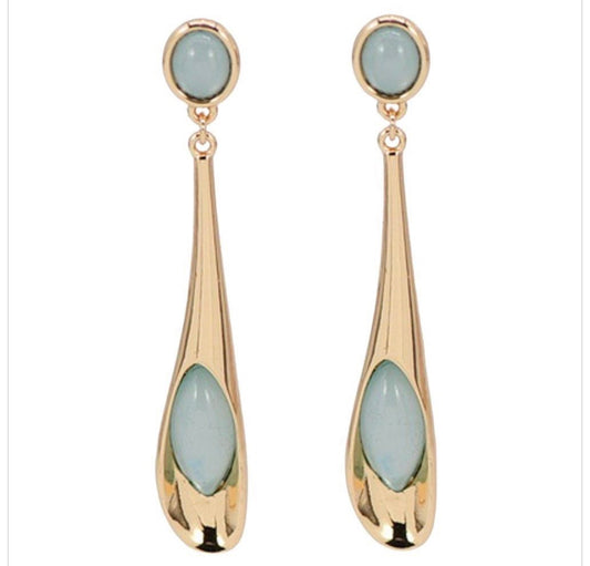 Sky Mist Drop Earrings