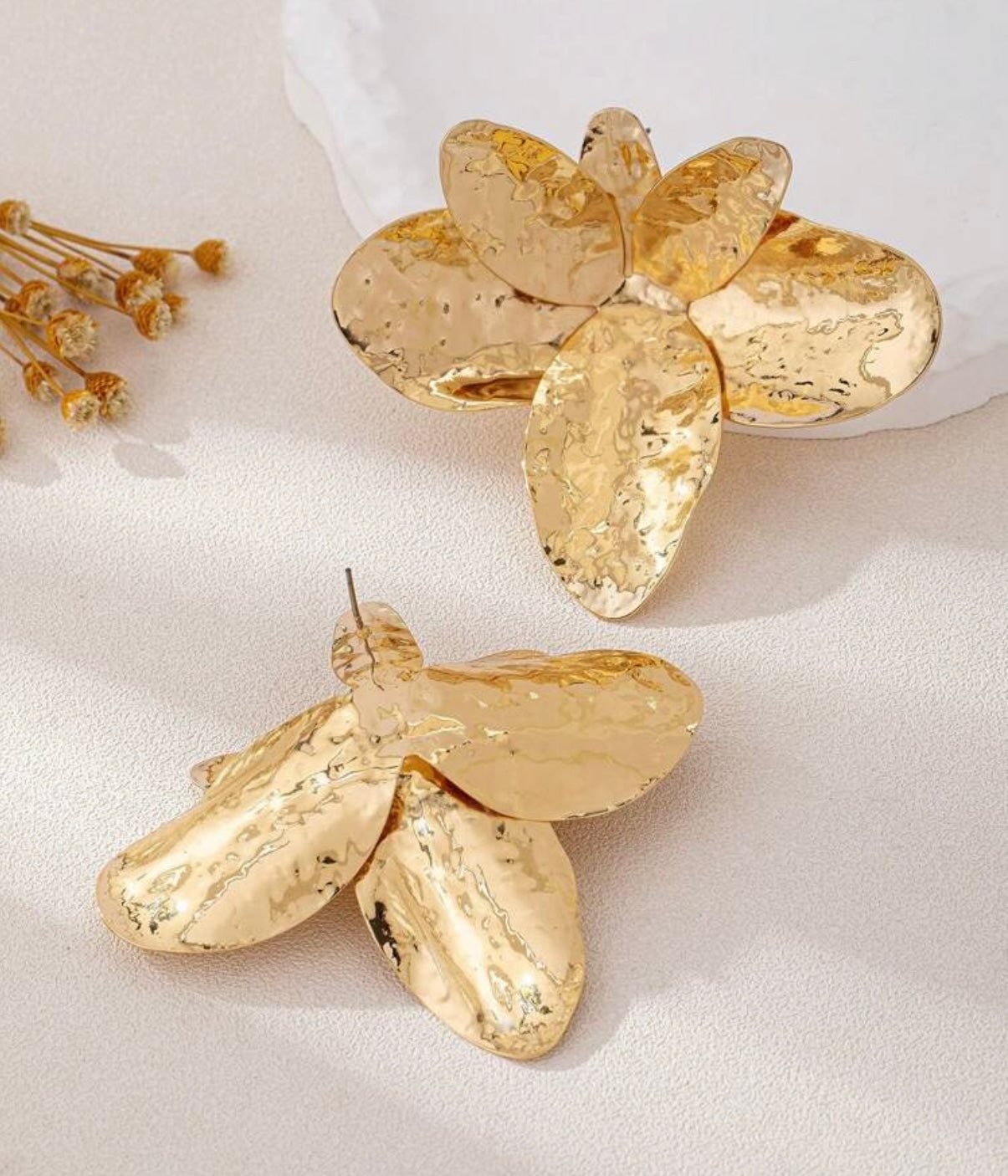 Gold Meadow Bloom Earrings