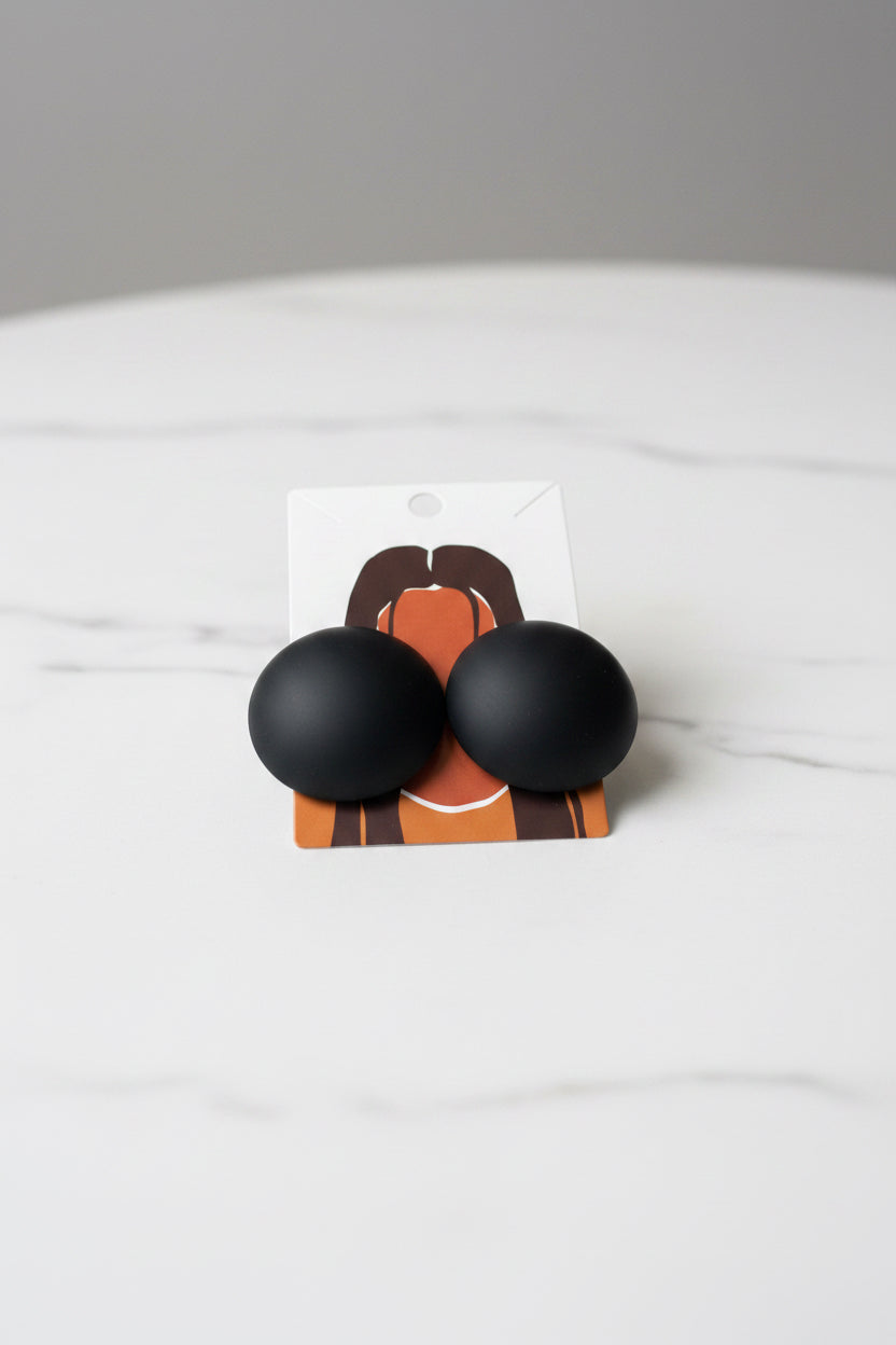 Matte Dome Earrings