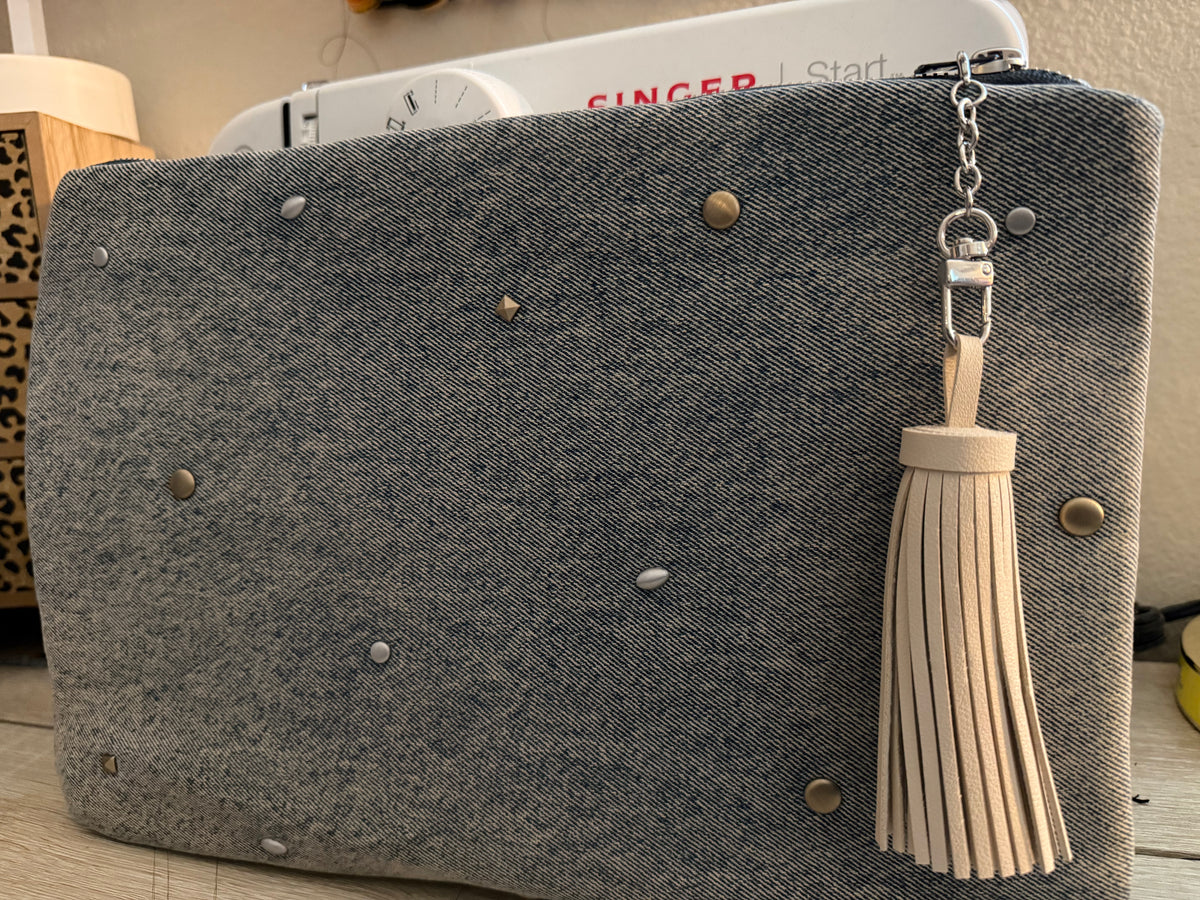 Darlin Denim Clutch