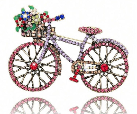 Bicycle brooch