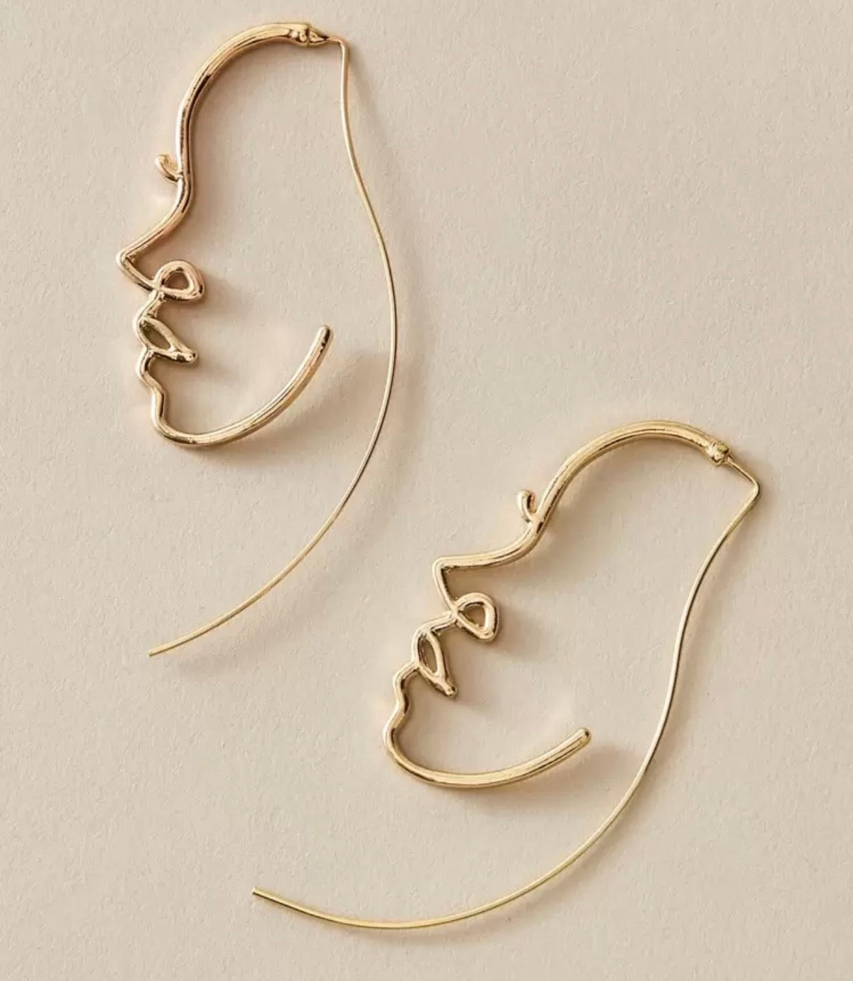 Abstract Face Earrings