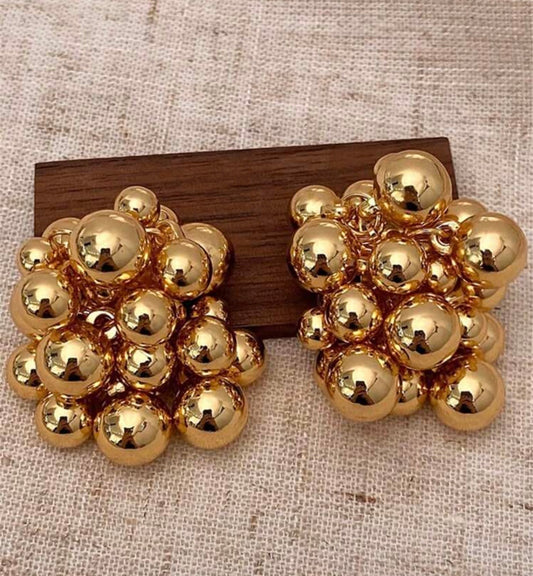 Beaded Stud Earrings