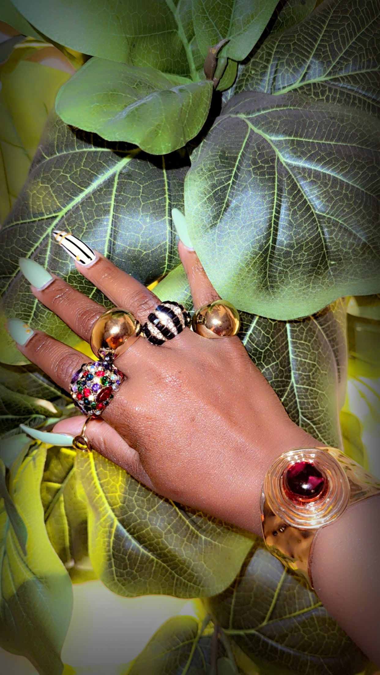 Aurora Jewel Dome Ring