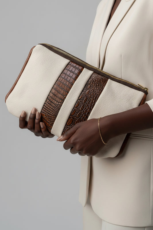Brown Sugar Chic Clutch