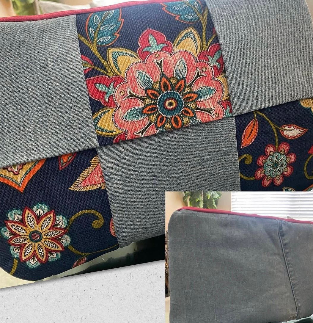 Denim Clutch