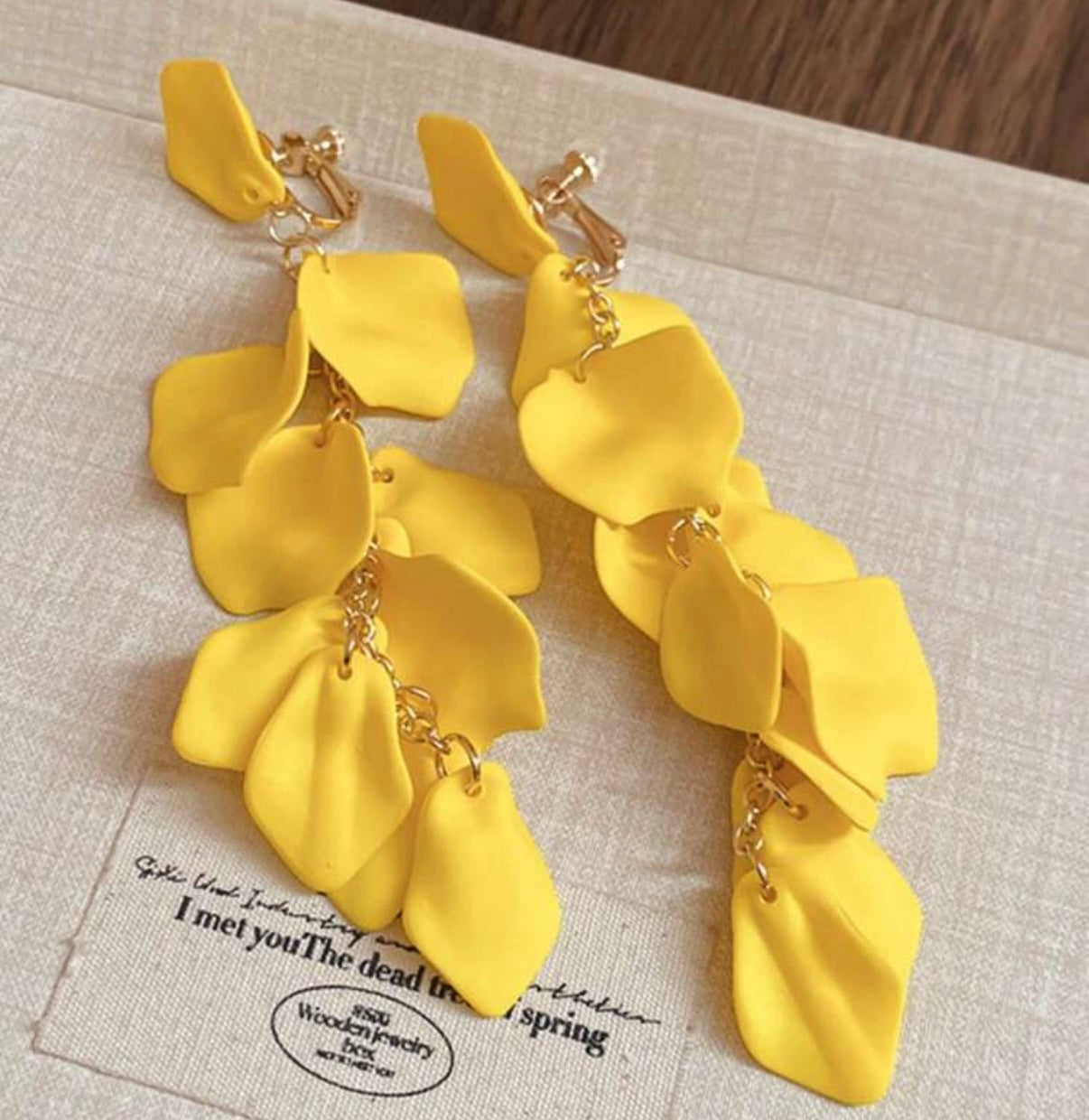 Petal Drop Earrings