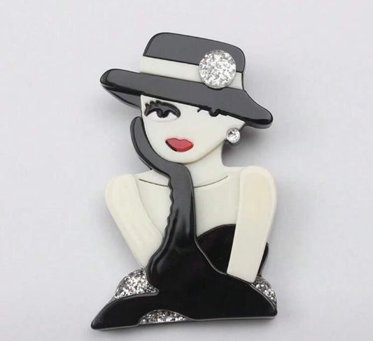 Elegant Lady Brooch