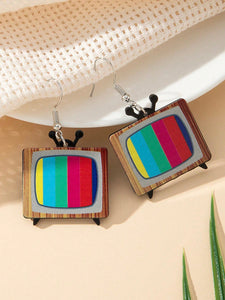 Retro Television Earrings