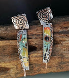 Vintage Abstract Earrings