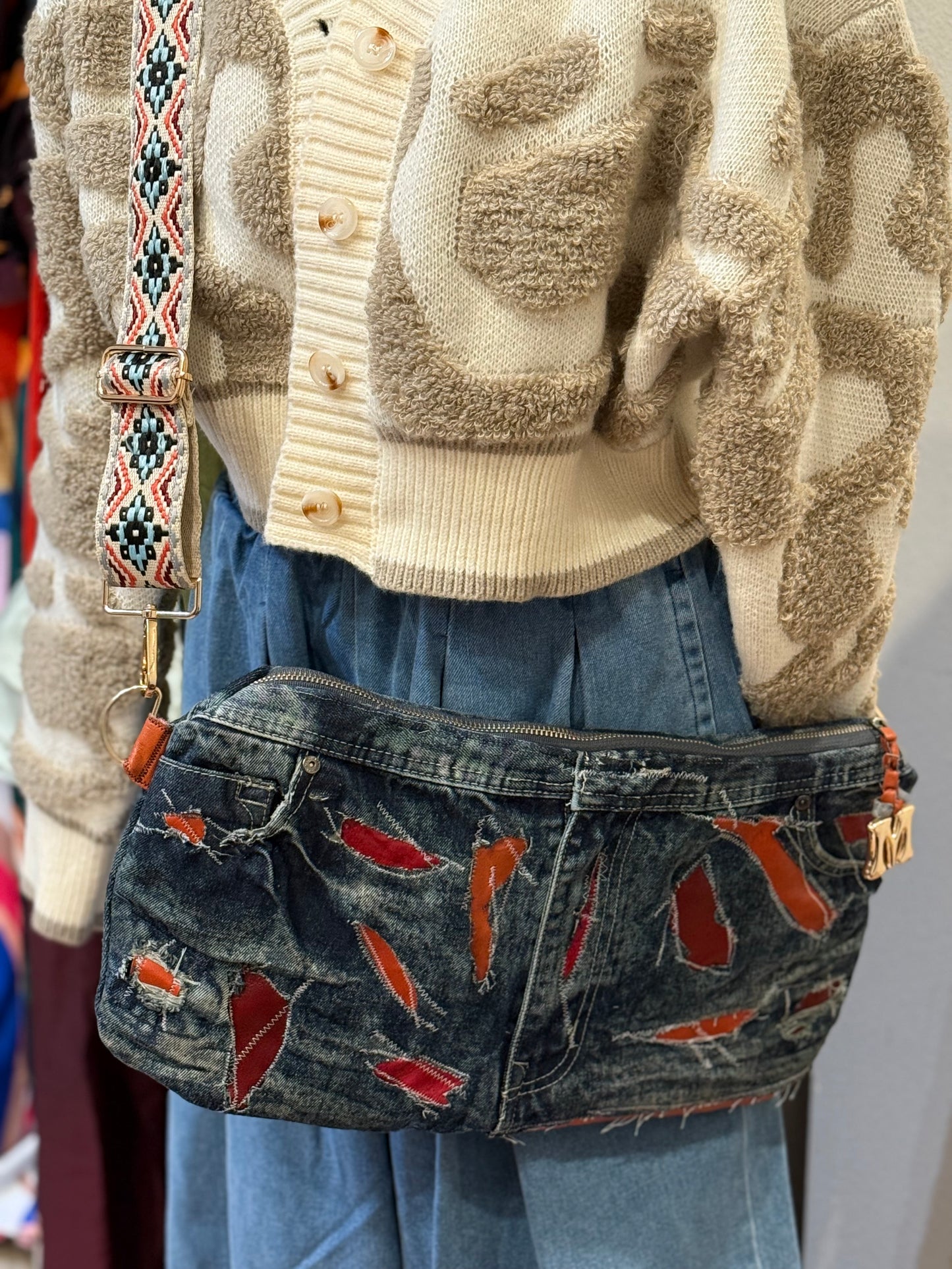 Uptown Denim Crossbody